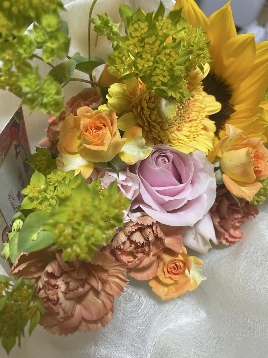 scottie3528's tweet photo. 届いた〜♡大好きなひまわりもあるし🌻 https://t.co/89pZ6J4snx