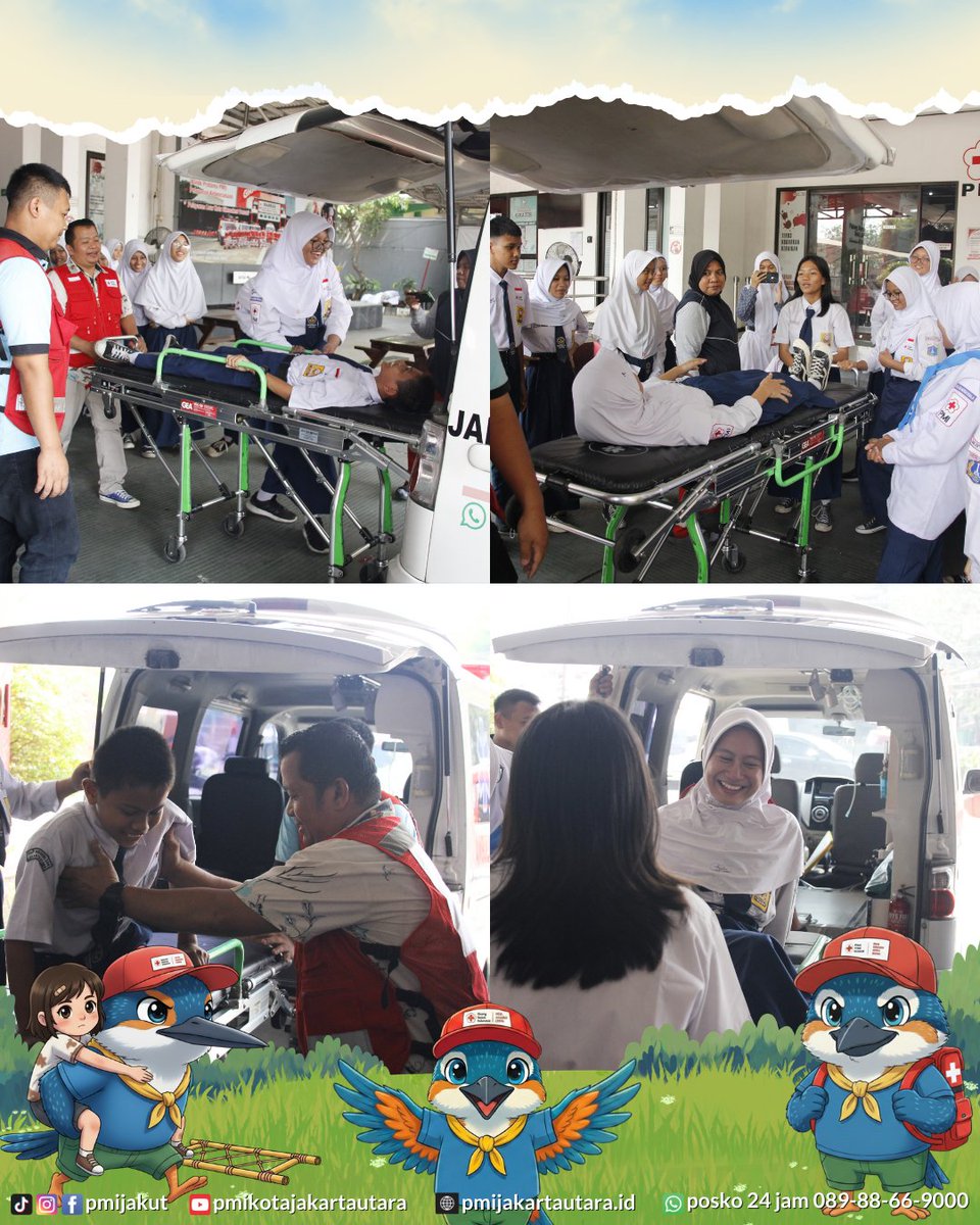 utarapmi's tweet photo. Kenalkan Kepedulian Sejak Dini, 24 Siswa PMR SMP 244 Jakarta melaksanakan Eduwisata Seru di PMI Jakarta Utara.

antusias anak-anak dalam mengikuti materi dan Games yang disampaikan, para siswa diberikan pembekalan tentang PMI, pengenalan kebencanaan dan cara melindungi diri https://t.co/qnZrcGjQFv