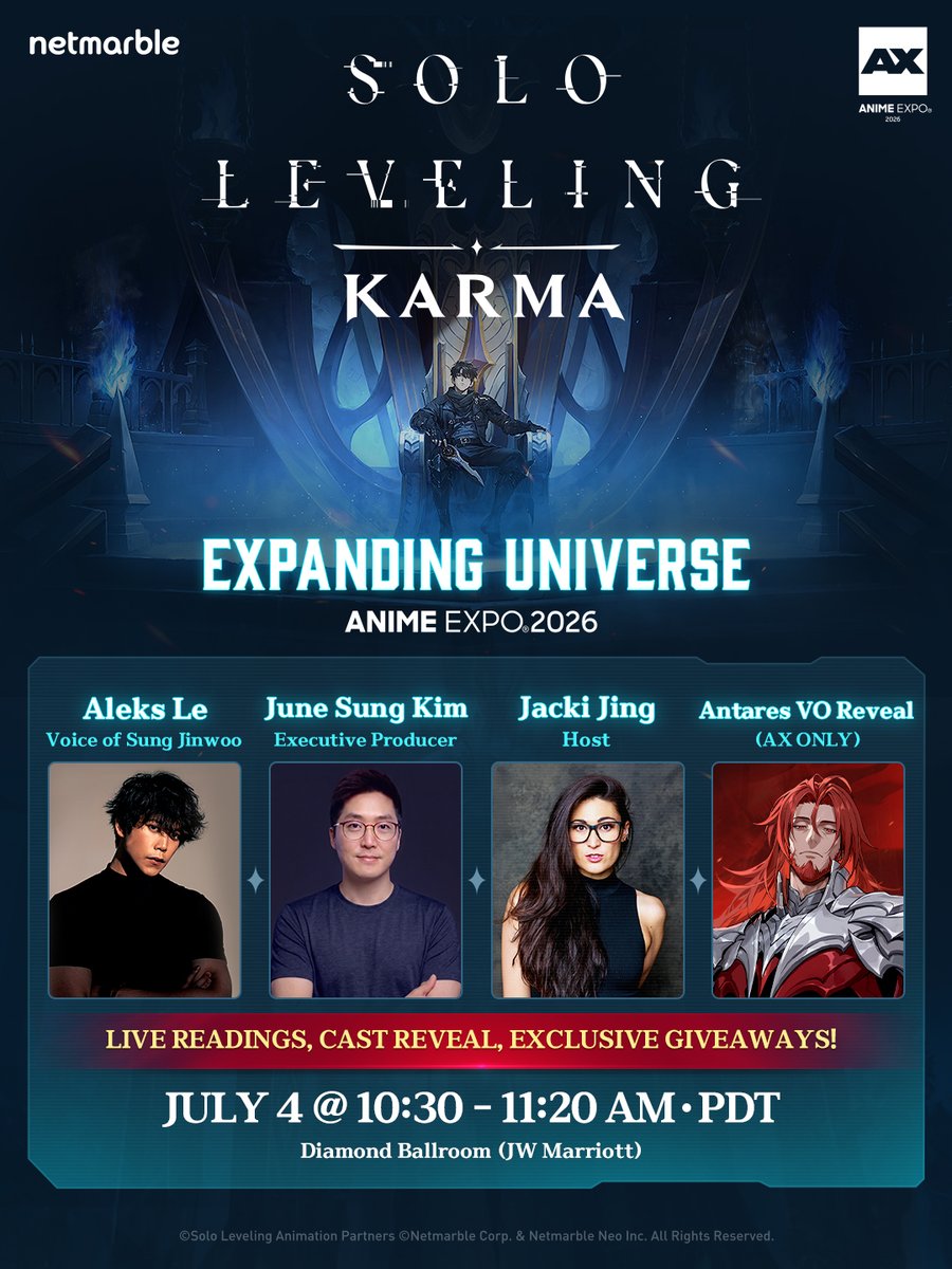 Solo Leveling: KARMA | OFFICIAL (@Sololv_KARMA) / Posts / X