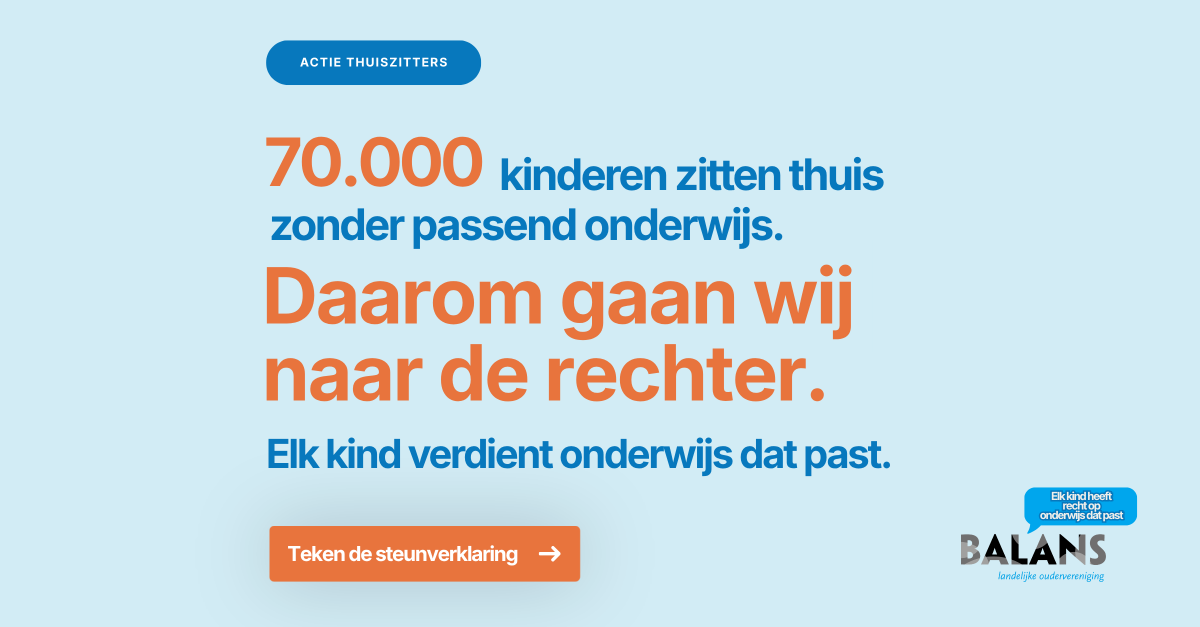 Balansdigitaal's tweet photo. 🚨 Hoeveel kinderen moeten er nog thuis komen te zitten voordat er echt iets verandert?
Wij vragen jouw steun voor onze juridische actie.
✍️ Teken de steunverklaring: https://t.co/s2bMu4J51S
#Thuiszitters #Leerrecht #Kinderrechten #JuridischeActie #Balans https://t.co/fvPBRDvaF0