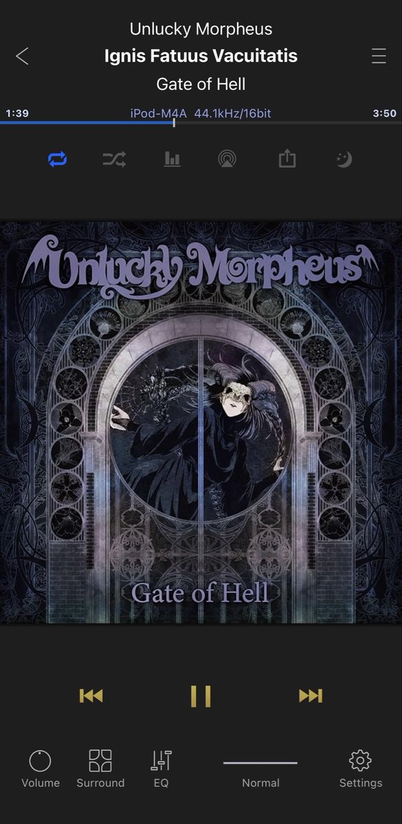 metalnof7's tweet photo. Unlucky Morpheusの『Gate of Hell』

The Raven
Ignis Fatuus Vacuitatis
Get Revenge On The Tyrant（re-recording）

の3つがとくにお気に入り☺️
先行配信されていた『善悪の彼岸』もね！

#UnluckyMorpheus
#GateOfHell
#あんきも https://t.co/JoWF3Atjow