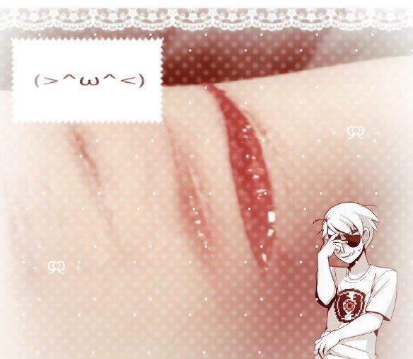 CheesyTartz's tweet photo. mm the first time i reached baby beans i think!! >⩊< my phone quality sux I APOLOGIZE!! #shedtwt #shtwt #babybeans (NOT REAL!! JUST MAKEUP, SFX.) https://t.co/o2qkThmI6R