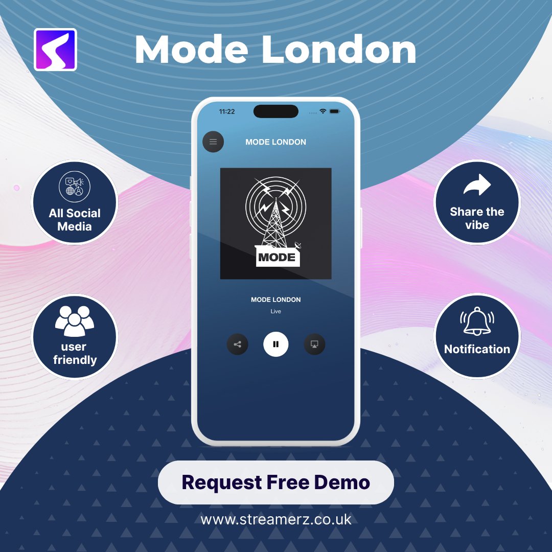 StreamerzLtd's tweet photo. 📻🇬🇧 Mode London Radio — bringing you the pulse of London with great music, fresh sounds, and nonstop entertainment.
Tune in and experience the vibe of the city. 🎶✨
#ModeLondonRadio #LondonVibes #UKRadio #LiveRadio #NowPlaying #OnAir #MusicVibes #RadioLife #TuneIn #GreatMusic https://t.co/FyYJ85Gcvz
