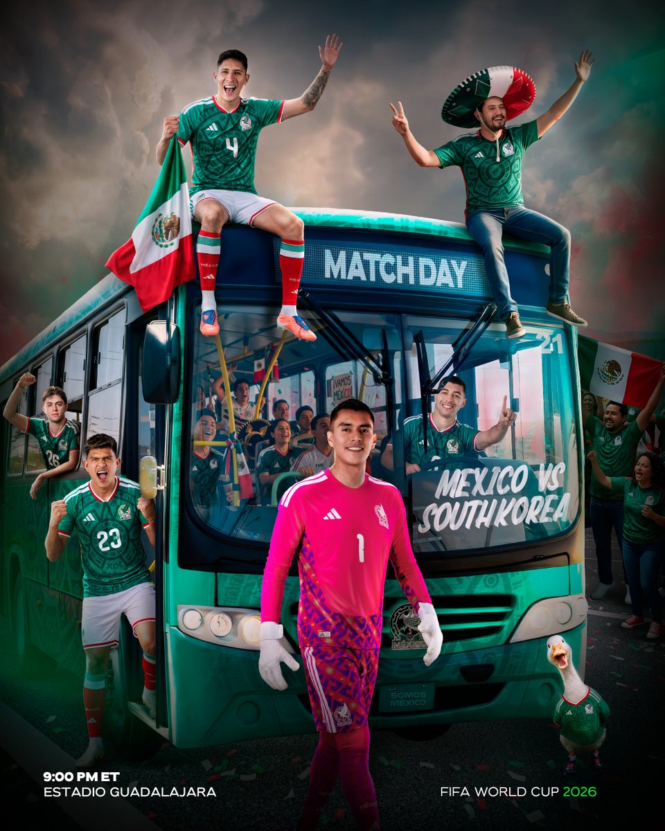 miseleccionmxEN's tweet photo. The dream is back in motion. ⚽️

We're ready to take on another World Cup chapter. United as always, let's go, México! 💚🤍❤️

#MatchDay  #SomosMéxico https://t.co/TELsj4bPg3