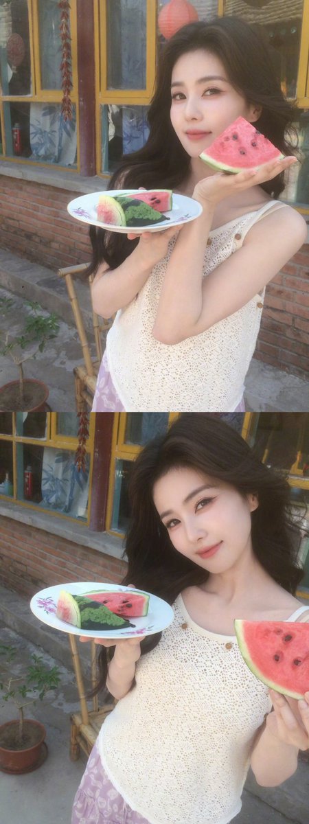 bailuniverse's tweet photo. [260618] | Bai Lu Weibo (1/4) 📸🌿

“🌞🎵” #莫离

#BaiLu #白鹿 https://t.co/l713neiL6D