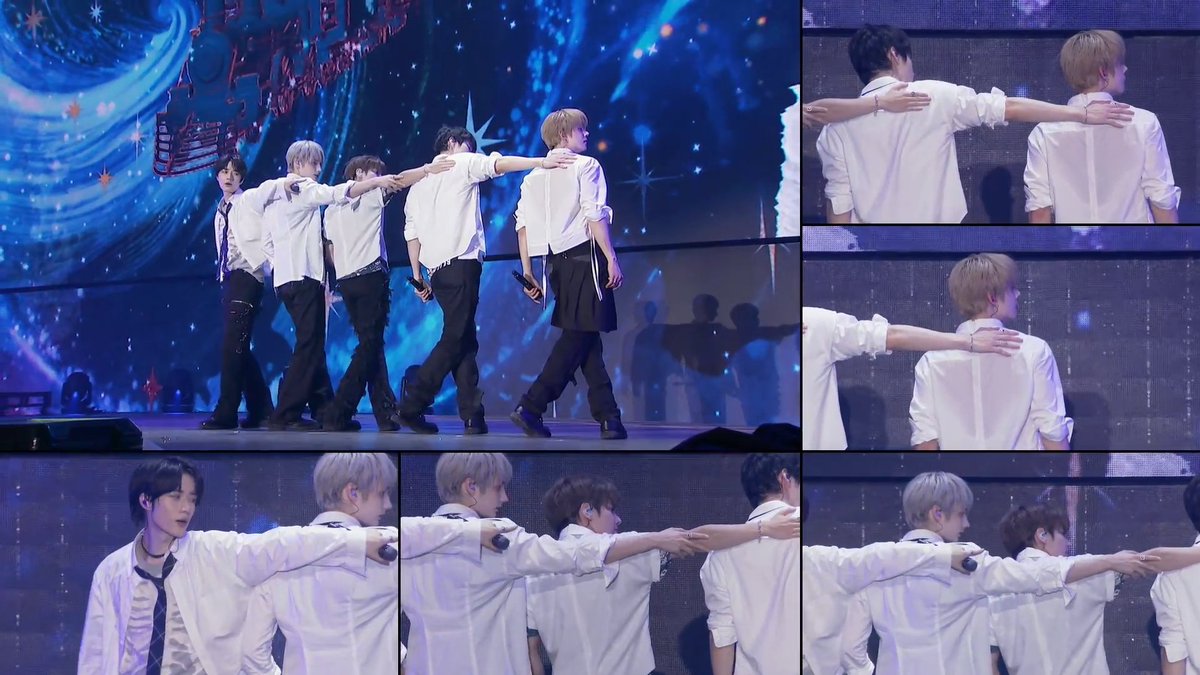 ningkaifolder's tweet photo. the different ways txt hold each other's arm in isytt always make me laugh https://t.co/oZXpOhxEBo