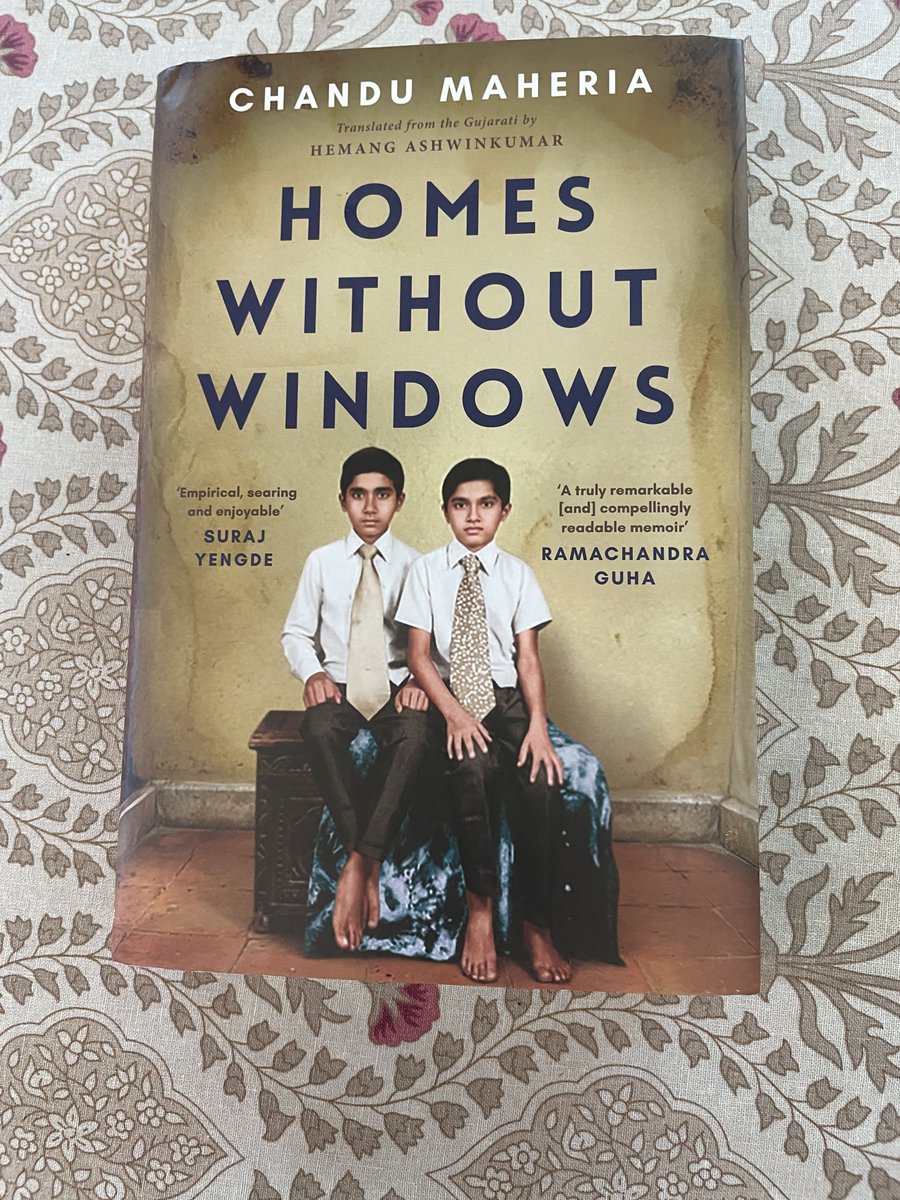 Ram_Guha's tweet photo. The brilliant Gujarati writer Chandu Maheria’s memoir has just appeared in English, translated by Hemang Ashwinkumar. It is a remarkable book, a vivid and empathetic portrait of working-class life that is rich, insightful, very moving and often quite witty too. https://t.co/YKLJ9cQxN3