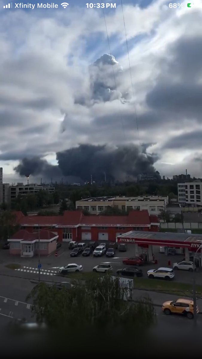 MissionArtist's tweet photo. If the allies could send as many weapons as they can to Ukraine at this time it would help the armed forces plan out what they are able to do should the opportunity present itself to make a breakthrough.
Ukraine's good at keeping secrets so who knows what they have been storing up. Unfortunately the Russians still have a military industrial complex so there's more work to do to degrade it further down.
Striking the refineries hurts Russia economically and militarily. It will take time because Russia is so big.
Ukraine needs more air defense and fighter jets are slow in arriving.
EU got rid of Orban & can help Ukraine freely now.
NATO helps in ways we don't know about.
A lot of 🇷🇺 trains are getting knocked out.
Atesh partisans are very busy.
It's a lot like World War 2.
Finding out when trains are coming is tricky work but Ukrainians are doing it.