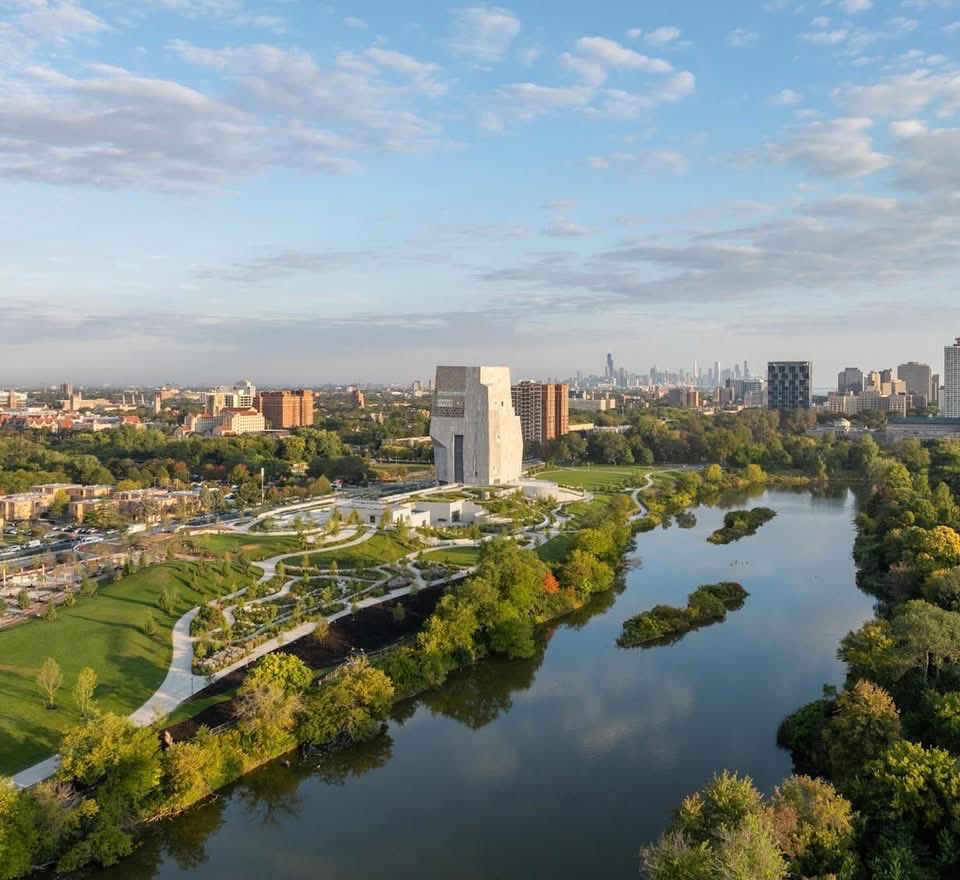 FredDMills365ig's tweet photo. The Obama Presidential Center, a landmark of possibilities, a home for hope and change; an inspirational global civic hub and community space. https://t.co/ovbINCer8v
