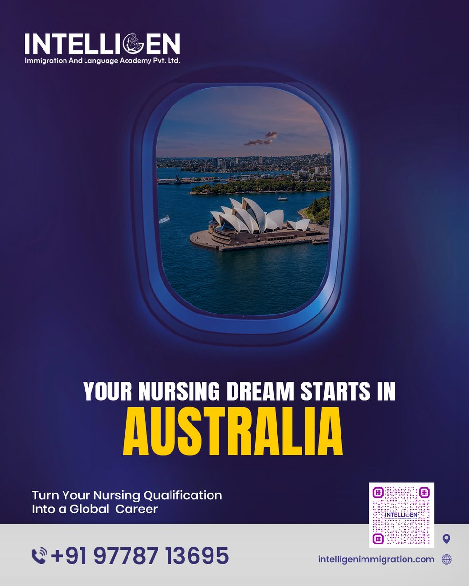 intelligen_1's tweet photo. Your nursing dream starts in Australia! 🇦🇺🩺
Turn your qualification into a global career with Intelligen Immigration.
Start your journey today.
📞 +91 97787 13695
🌐 https://t.co/BoCERSU9Vr

#NursingInAustralia #AustraliaMigration #NursingCareer #StudyAbroad #WorkAbroad https://t.co/RVikmPxwjG