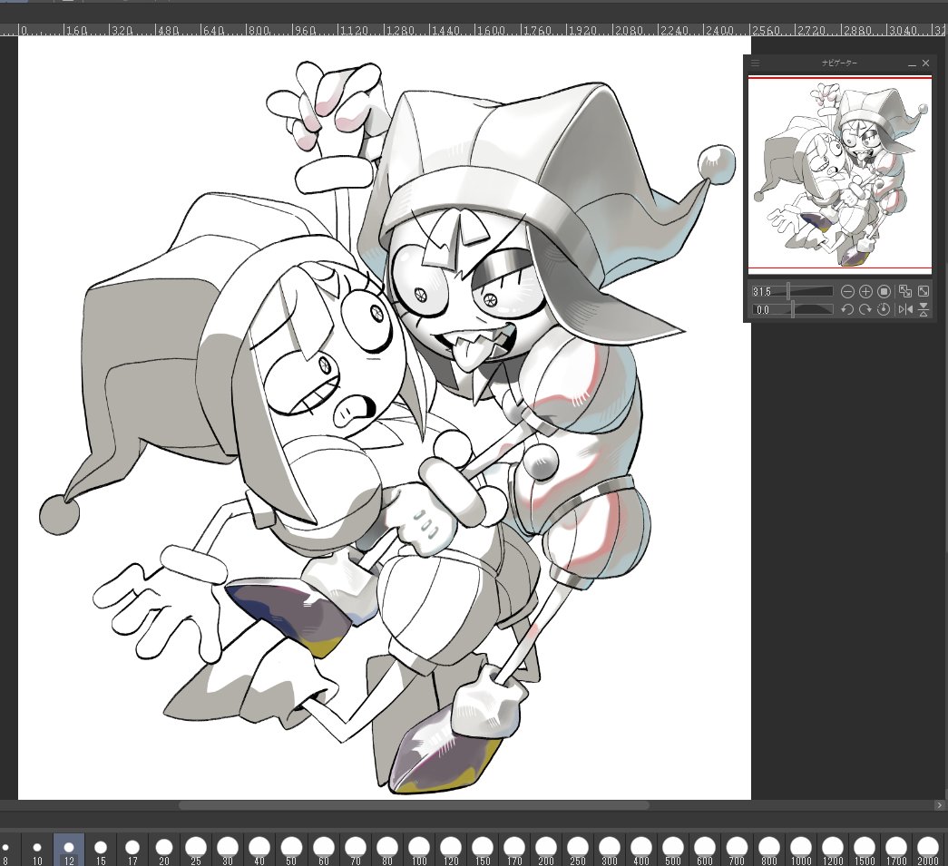 影描いてるとき左から右になる過程好き 