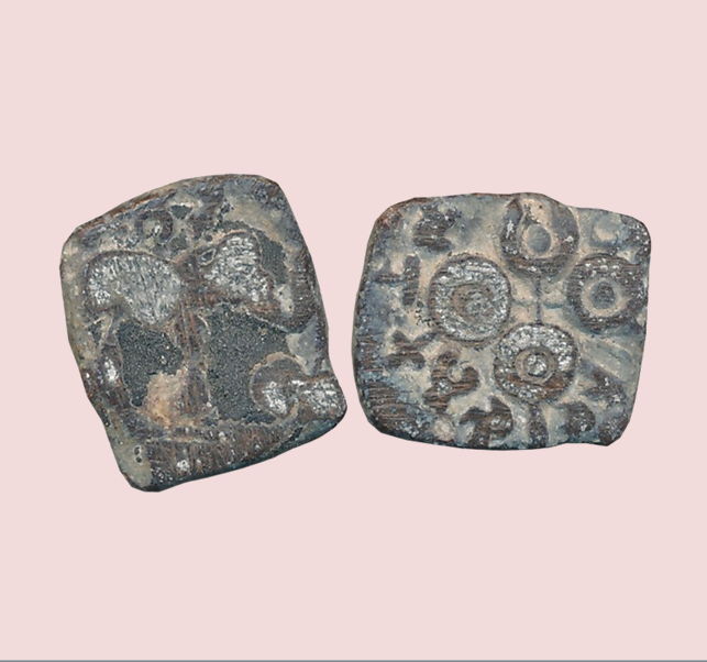 MintageWorld's tweet photo. Lead Coin of Satavahana, Ruler Siri Satakarni

The Satavahanas were a major ancient Indian dynasty that ruled large parts of the Deccan i.e. southern, central and western India that comprises of modern Maharashtra, Andhra Pradesh, Telangana, Karnataka, and parts of Madhya Pradesh and Gujarat. They ruled approx. from the late 2nd century BCE to the early 3rd century CE. Sri Mukha, the founder of the dynasty overthrew the remnants of the Kanva dynasty and local powers and established his rule in the upper Godavari valley.

Satavahana coinage is one of the most important sources for understanding the dynasty. Their regional economies, trade, and cultural influences can be traced through its coinage. They issued coins in Lead, Potin, Copper, Bronze, Silver and Gold. Their important mints were located at Paithan, Nashik, Vidarbha. The legends on their coinage are found in Brahmi, Tamil/Telugu scripts.

For more... https://t.co/awNBMtyH1R

#coin #numismatics #money #satavahana #brahmi #satkarni #CultureUnitesAll #12YearsOfVikasBhiVirasatBhi #lead