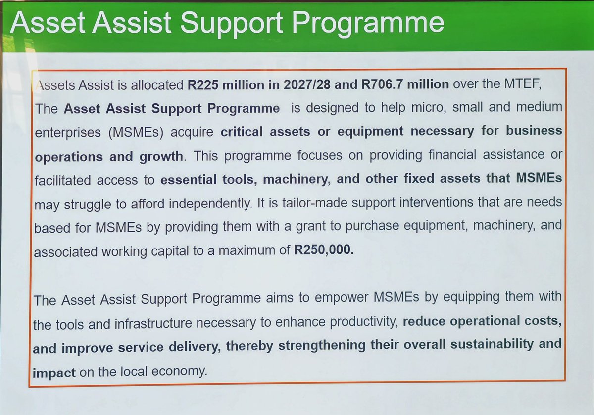 JpNdaba's tweet photo. #ABBSAMSME... To all MSME take advantage of @sedfa_dsbd @DSBD_SA Opportunities https://t.co/9fpmiZ9EJP