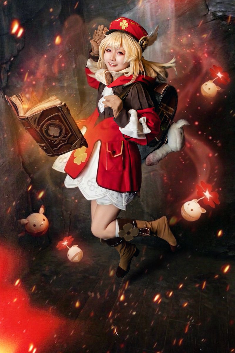 Ao_0051's tweet photo. ボンボン爆弾！！火力！全開！！🍀.*

⚠︎Cosplay / genshin / klee https://t.co/125h3V1wRr