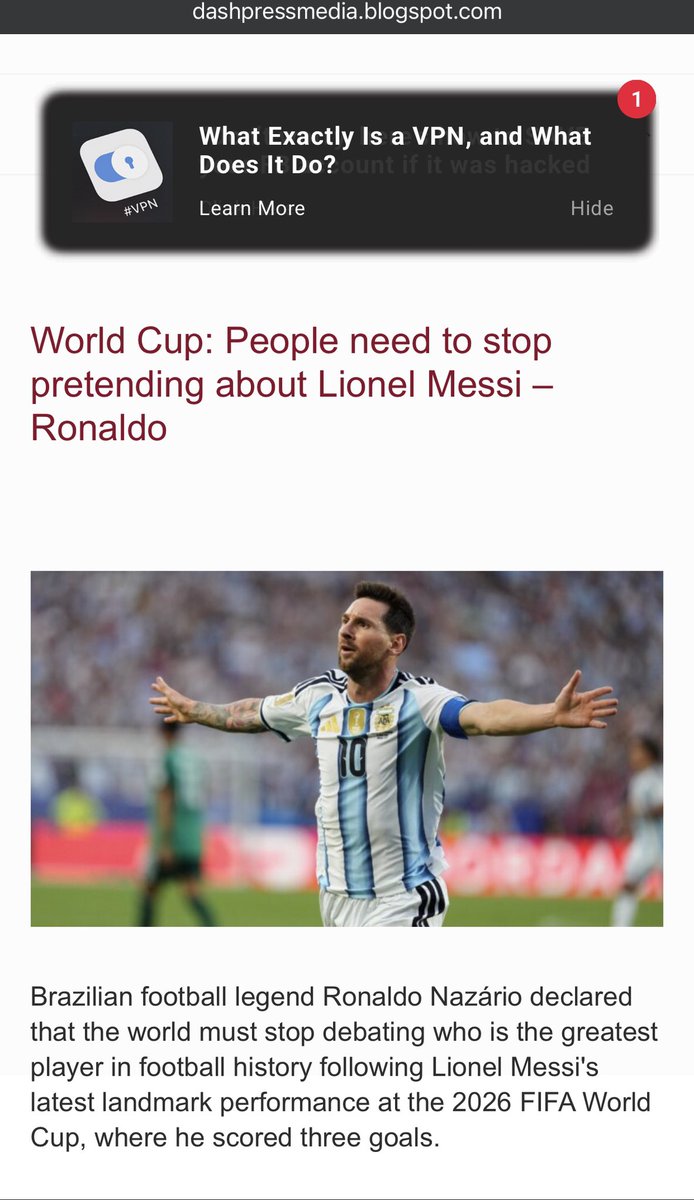 dashpressmedia's tweet photo. World Cup: People need to stop pretending about Lionel Messi – Ronaldo - Dash Press Media ⬇️

 https://t.co/MU3qOUHYA4 https://t.co/I3f9sg9g76