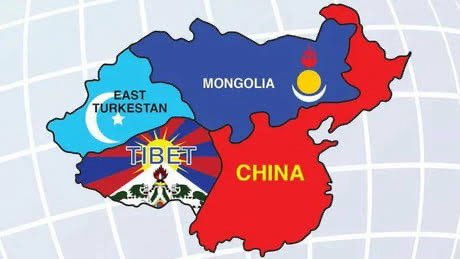 HK01001's tweet photo. #realchinamap #chinamap #tibet #china REAL CHINA MAP https://t.co/1CCZxu8N5k