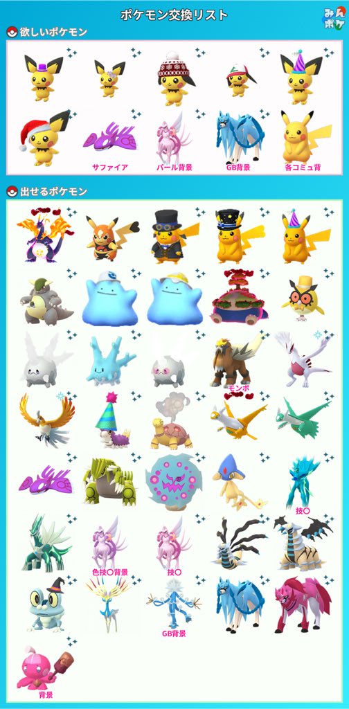 no_problem_mine's tweet photo. 🌟交換募集

#ポケモンGO
#ポケモンGO交換
#ポケモン交換
 #pokemon https://t.co/c3bZbHA6OO