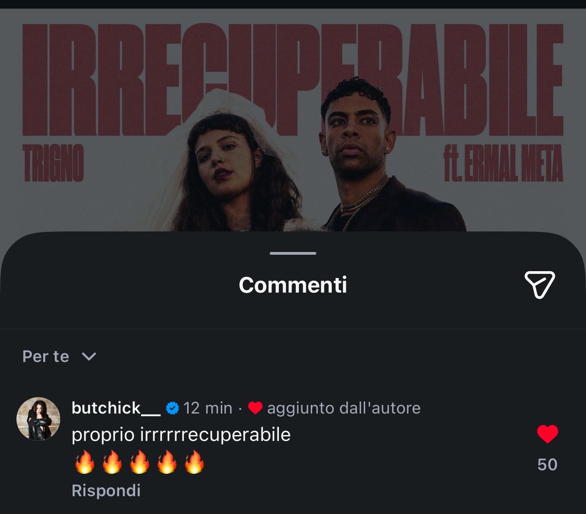 ItsChiara_9's tweet photo. mammina noi c’eravamo quando lui ha dovuto fare 78 sfide con 87 provvedimenti e ora ci troviamo a commentare il feat con ermal meta vieni qua abbracciamoci https://t.co/FHSgOzGgDr