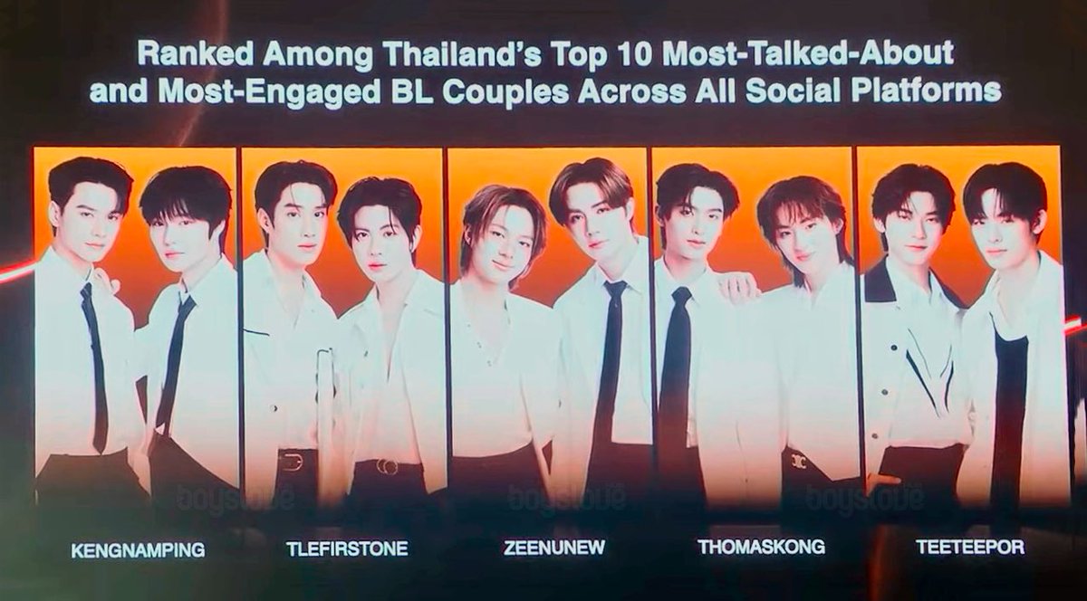 hubboyslove's tweet photo. Os casais de BL da DMD mais comentados e com maior engajamento nas redes sociais:

#1 - KengNamping
#2 - TleFirstOne
#3 - ZeeNuNew
#4 - ThomasKong
#5 - TeeTeePor

DMD THE RISE CONTINUES 
#DMDLINEUP2026 https://t.co/SZfyILht4a