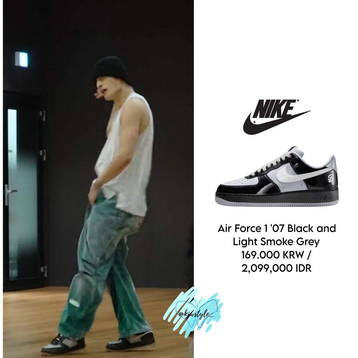 kjwstyle_'s tweet photo. 260612 Jiwoong x zb1og

🏷️ Nike
👟 Air Force 1 '07 Black and Light Smoke Grey
💎 169.000 KRW / 2,099,000 IDR
🔗 https://t.co/WLMlWZTZRX

#김지웅 #KIMJIWOONG #キムジウン #金地雄 #ZEROBASEONE #ZB1 #제로베이스원 https://t.co/UKUysVORyY