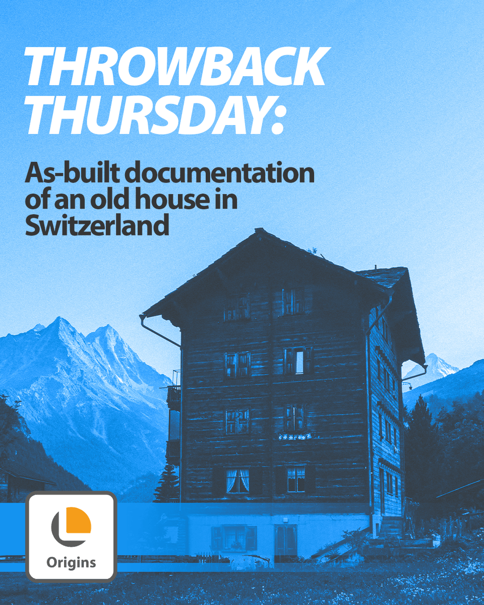PointCab_GmbH's tweet photo. #ThrowbackThursday
This project shows how 3D laser scanning captured an entire historic house in Switzerland exactly as it is:
👉 Working with existing buildings? This case is worth a read:
https://t.co/OThUpltORr
#LaserScanning #PointCloud #AsBuilt #AEC #DigitalTwin https://t.co/jw1KvVxL8Y
