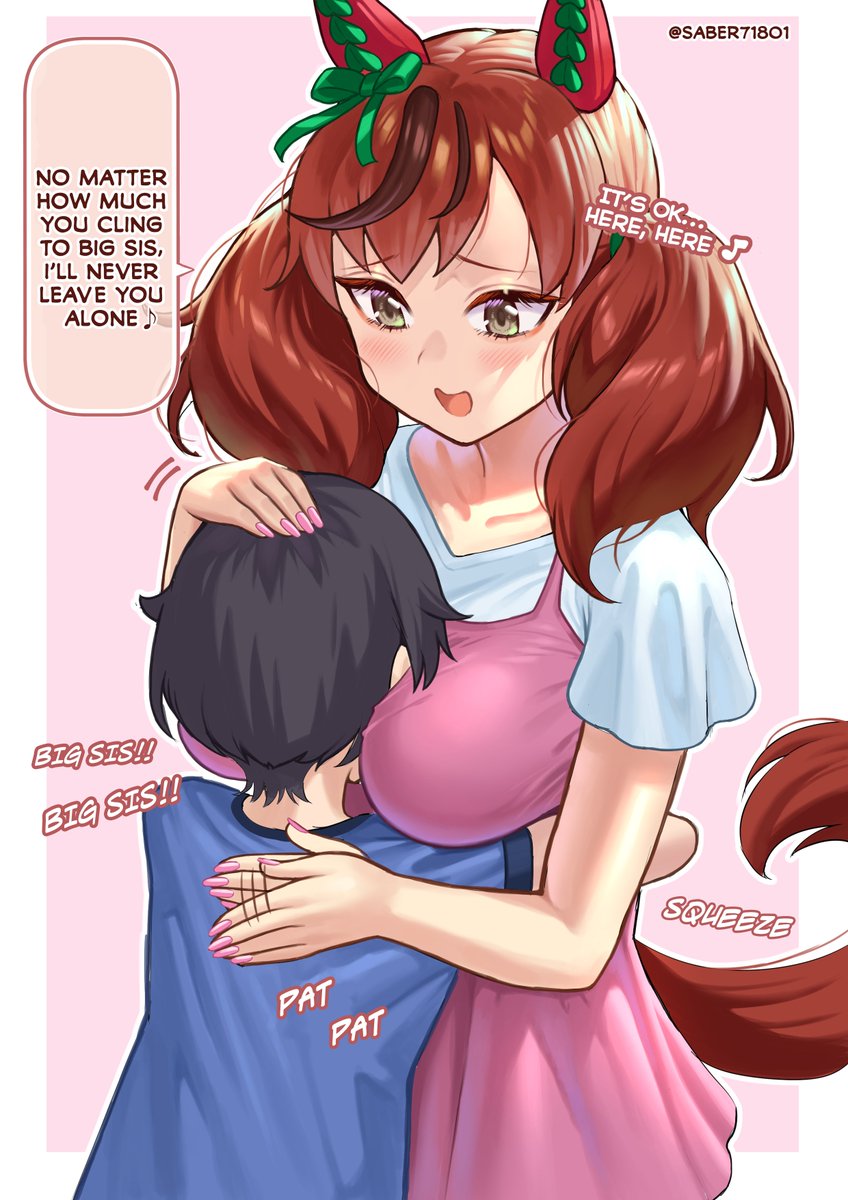 umamuchan's tweet photo. "If young me had a big sis like Nature..." by saber71801
TL &amp; TS by me

#NiceNature
#Umamusume
#UmaTranslations https://t.co/r5WqfDk2hQ