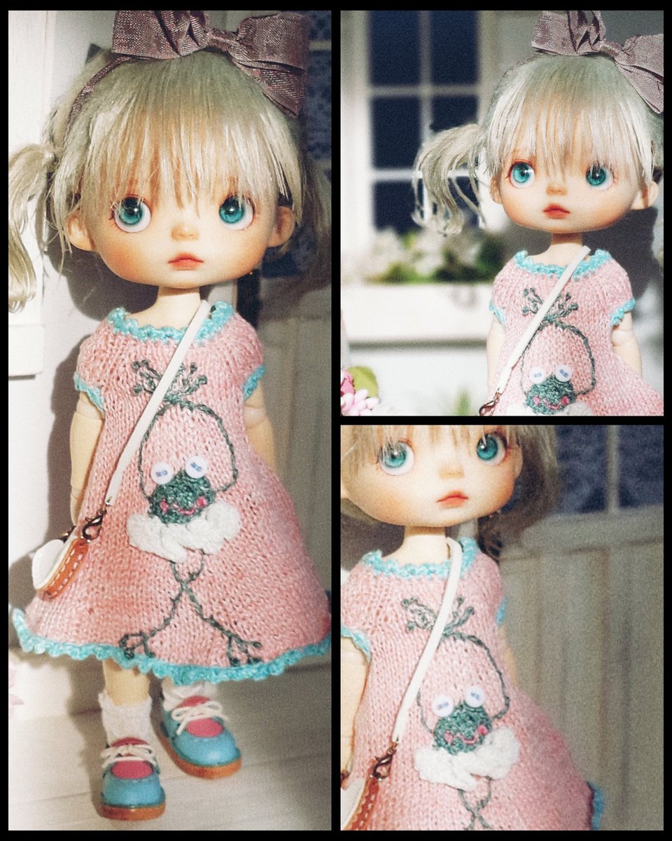 chiirarachii's tweet photo. ガロちゃん😊
インスタの作家さんのお洋服😊

#monstdoll
#モンストドール https://t.co/SP639ublXF