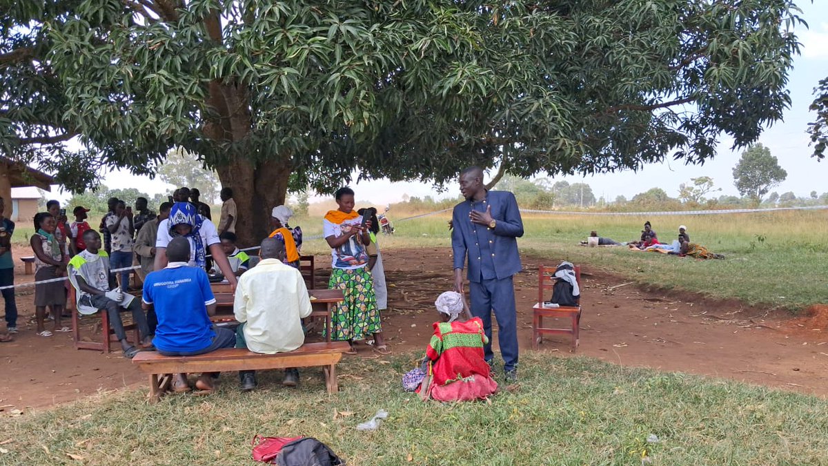 geom_elections's tweet photo. The NUP flag bearer, Fenekansi Timanyire, has also cast his vote in the ongoing Kikuube by-election. Voting continues across polling stations as voters exercise their democratic right to choose the next LC5 Chairperson. 
@UgandaEC @NUP_Ug https://t.co/F84CorRpkf