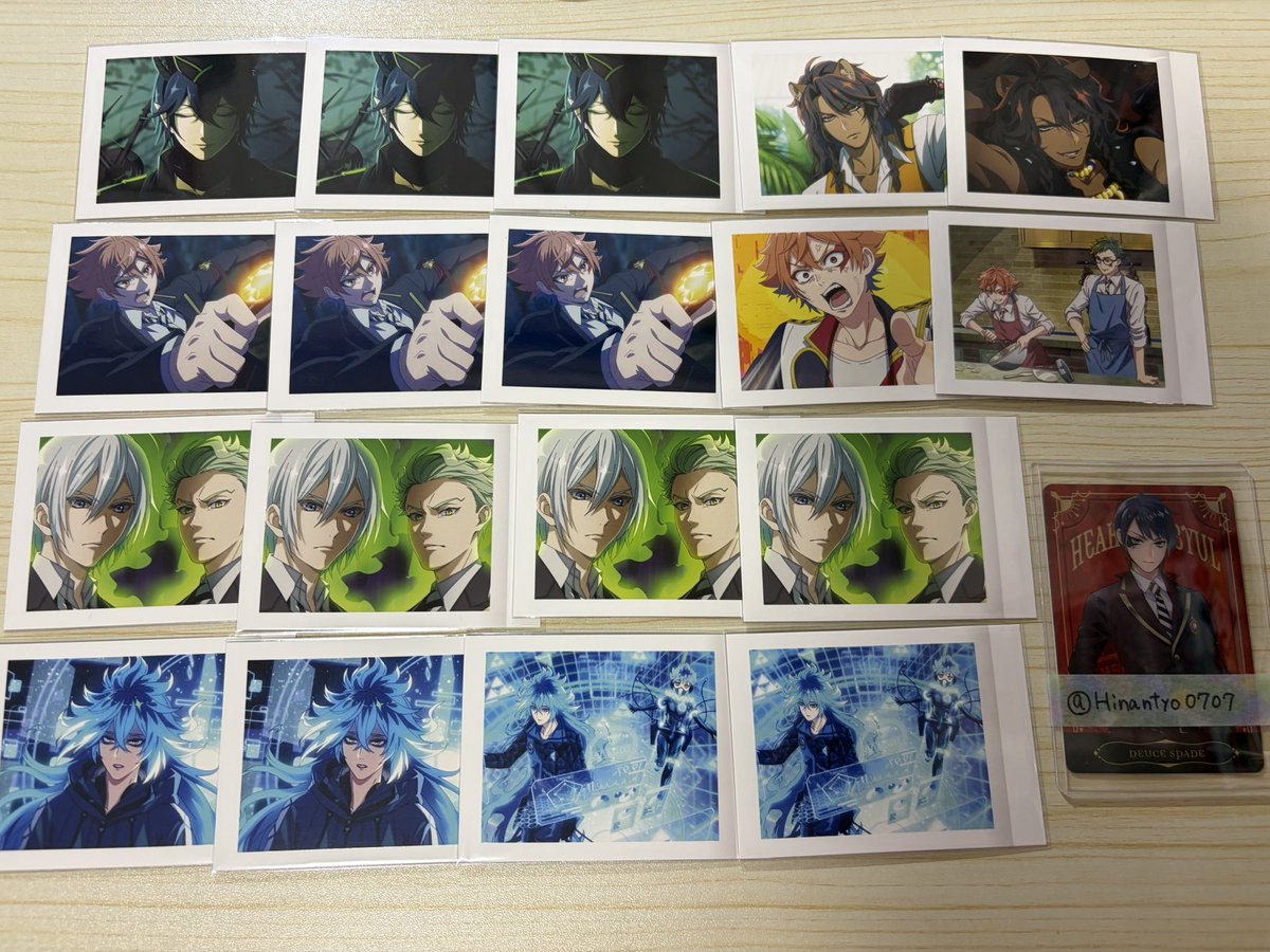 Hinantyo0707's tweet photo. 交換・譲渡
ツイステ　アニメーション　ぱしゃこれ
譲→画像参照
求→デュース（金髪の姿のやつ）または1枚90円＋送料
譲渡は2枚以上、同じ絵柄纏めてのみ
ツイフィ必読 https://t.co/jSLlED17KP