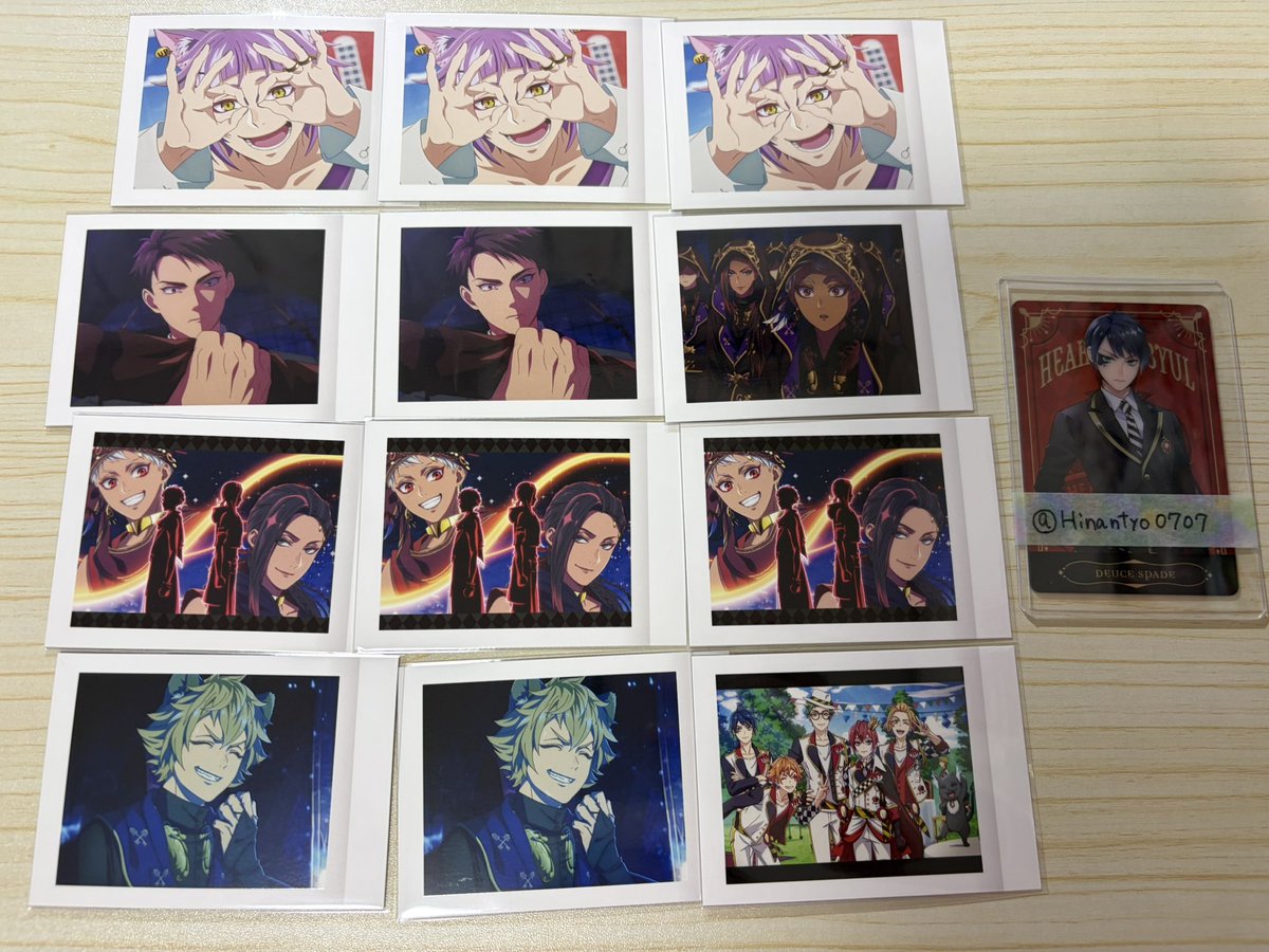 Hinantyo0707's tweet photo. 交換・譲渡
ツイステ　アニメーション　ぱしゃこれ
譲→画像参照
求→デュース（金髪の姿のやつ）または1枚90円＋送料
譲渡は2枚以上、同じ絵柄纏めてのみ
ツイフィ必読 https://t.co/jSLlED17KP