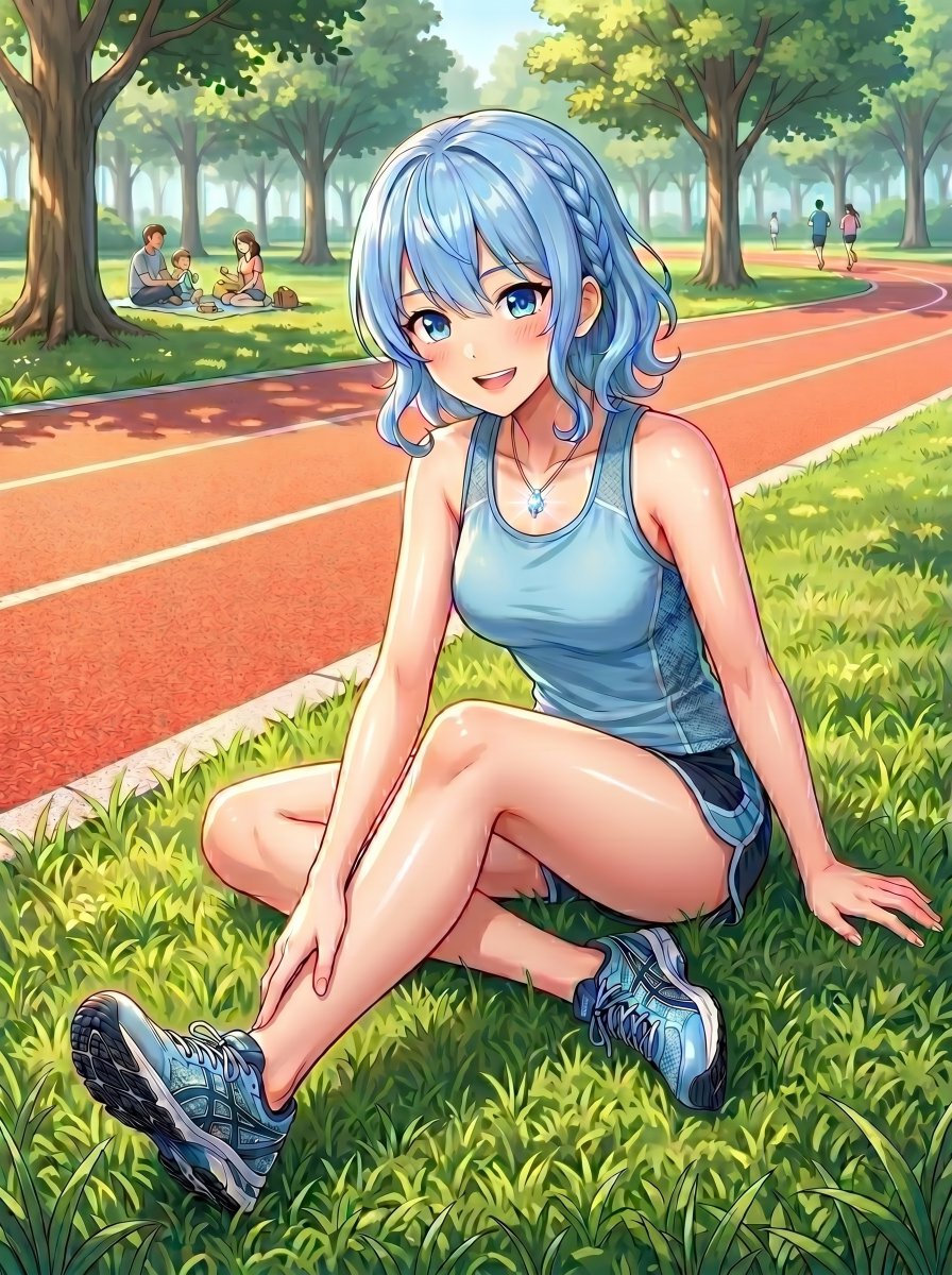 teruru4040's tweet photo. Fuka Inoue (19) ☆ Office worker.

Work, running, swimming.

Anime-style illustrations depicting the daily life of a Japanese woman ✨
Which scene of her do you like best?

#AIArt #AnimeGirl #Kawaii #会社員 #恋人 https://t.co/7TI7RG9mX0