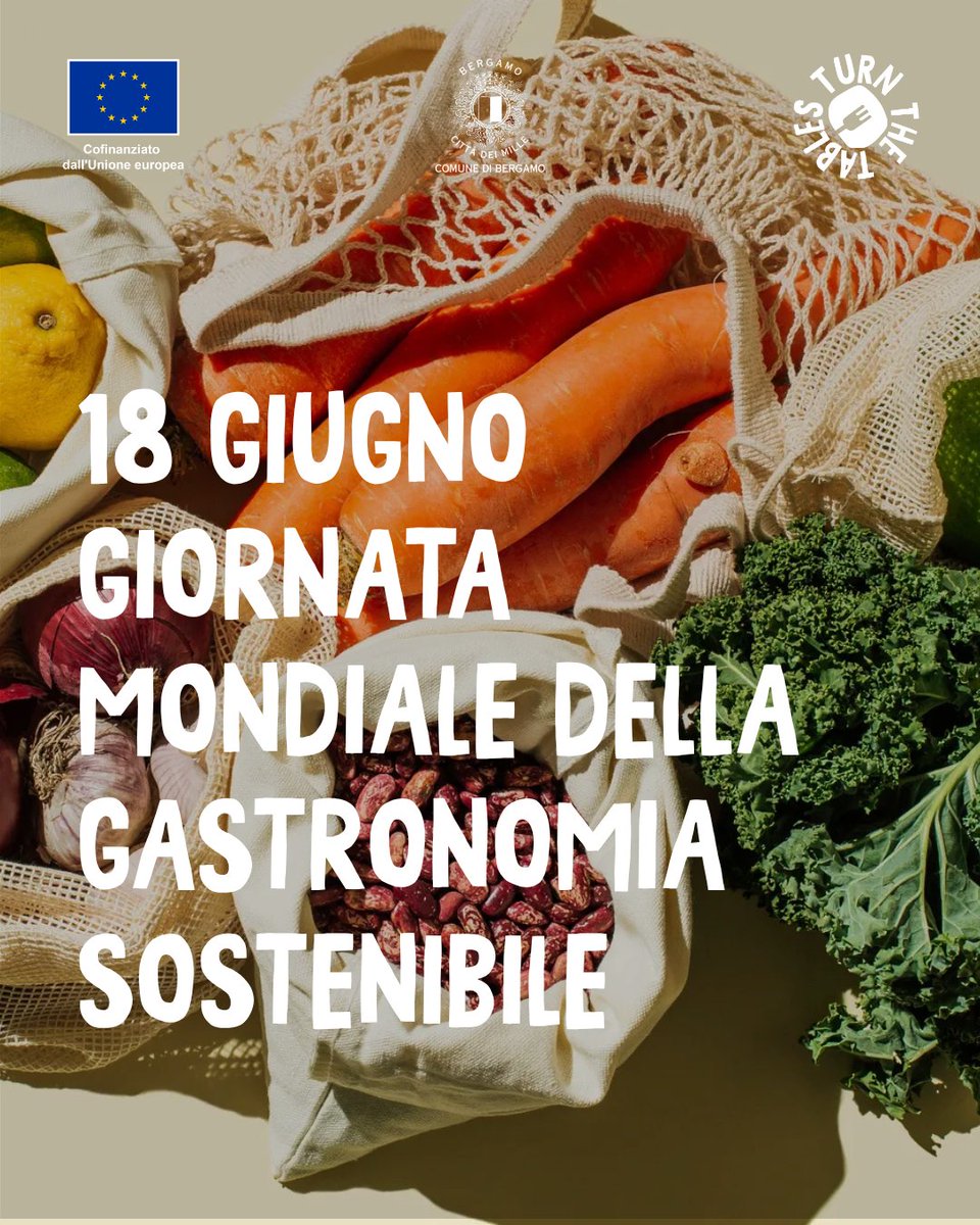 foodpolicybg's tweet photo. Oggi 18/6 è la Giornata della #GastronomiaSostenibile!  l'obiettivo è unire gusto e Agenda 2030 con 3 azioni: 🛑 Zero spreco alimentare 🛒 Consumo locale e stagionale 🍅🧑‍🌾 🥗 Più spazio alle proteine vegetali 🥑Mangiare sostenibile è una scelta per il futuro. https://t.co/hkN8l0BiRL
