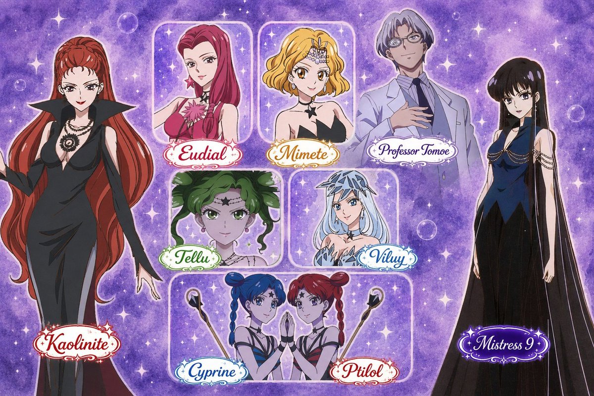 mercurius_jpg's tweet photo. The Death Busters! 🧪💀🌌
- Manga/ Sailor Moon S/ Sailor Moon Crystal Season III.
#sailormoon #DeathBusters #セーラームーン https://t.co/ziwHU7JQdF