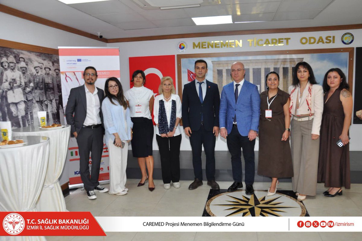 izmirism's tweet photo. CAREMED (Dirençli Akdeniz Sağlığı İçin Toplum Temelli Yaklaşım) Projesi Menemen Bilgilendirme Günü Başarıyla Tamamlandı.🇹🇷🇪🇺
@interregnextmed #InterregNEXTMED #CAREMED #MADE4MED #APCM #IzmirHealth ResilientHealth ChronicDiseases Menemen
#izmirsağlıkmüdürlüğü https://t.co/nEAzqIs8hO