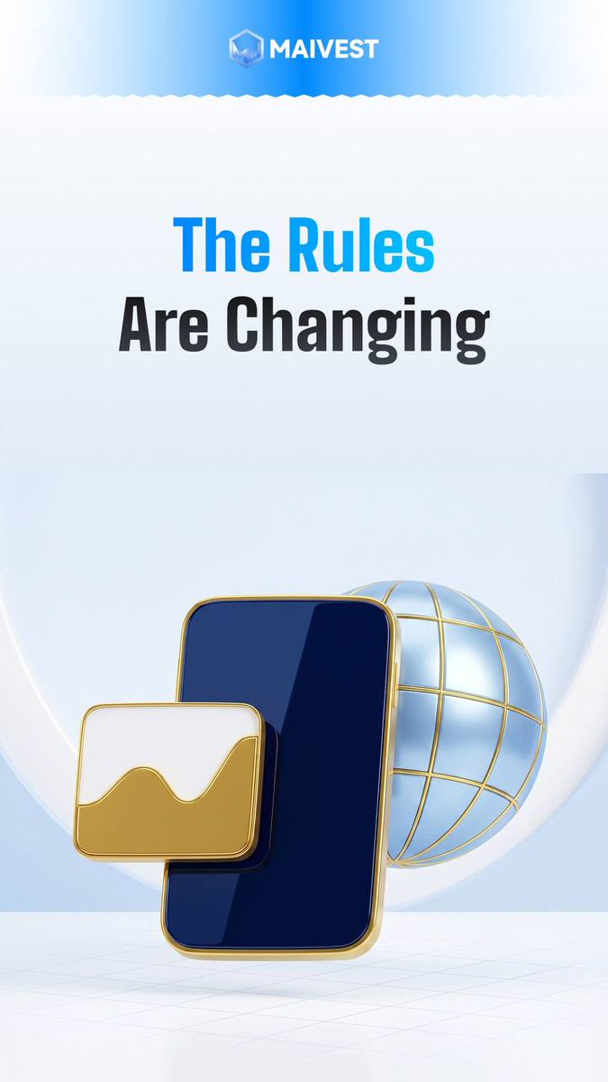 Maivest_Digital's tweet photo. The Rules Are Changing.
 Built to Outlast Cycles.
AI, data, and intelligent systems are redefining finance.

MAIVEST is building a future-ready financial ecosystem designed to adapt, evolve, and create long-term value.

#MAIVEST #AI #FinTech #Web3 #Blockchain #DigitalAssets https://t.co/fdNlSxa3Bq