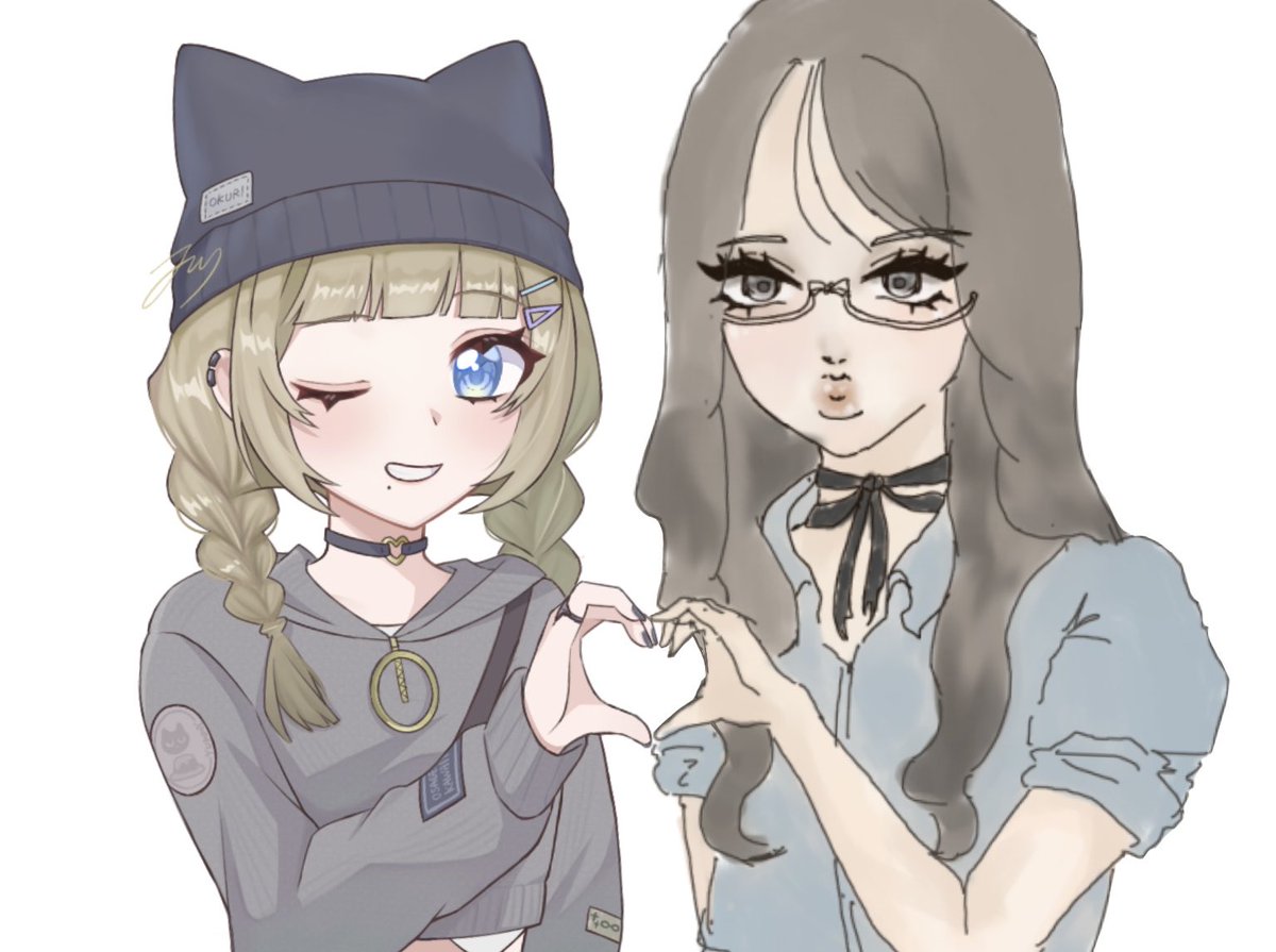 okuri_625's tweet photo. 刺身さんと合作しました🐈‍⬛🎀
#illustration https://t.co/8P266mL40c