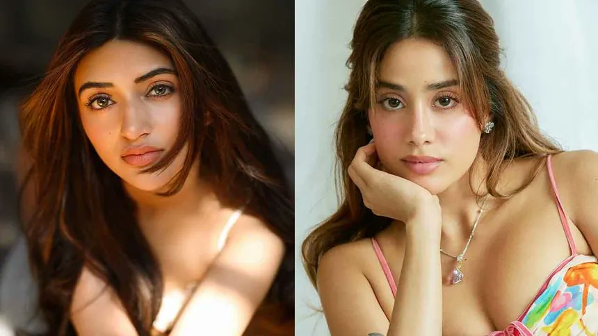PushpdeepSR's tweet photo. @A_Mikusa WHO WILL YOU CHOOSE LEFT LEELA OR RIGHT JHANVI https://t.co/etxFl7bond