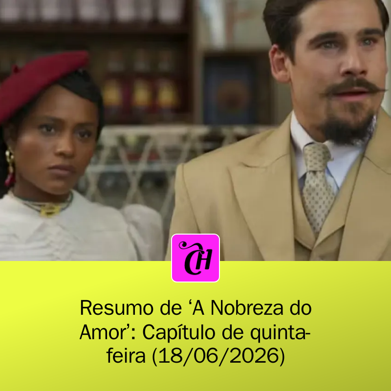 CAPRICHO's tweet photo. 🚨✨ A tensão está no ar em 'A Nobreza do Amor'! Hoje, segredos e disputas de poder prometem agitar o reino! Carrapato em disfarce e um anúncio de Jendal podem mudar tudo! Não perca os detalhes! #ANobrezaDoAmor #Novela #Dramas
https://t.co/HB7CpDnXGU https://t.co/jzRb4rLzXq