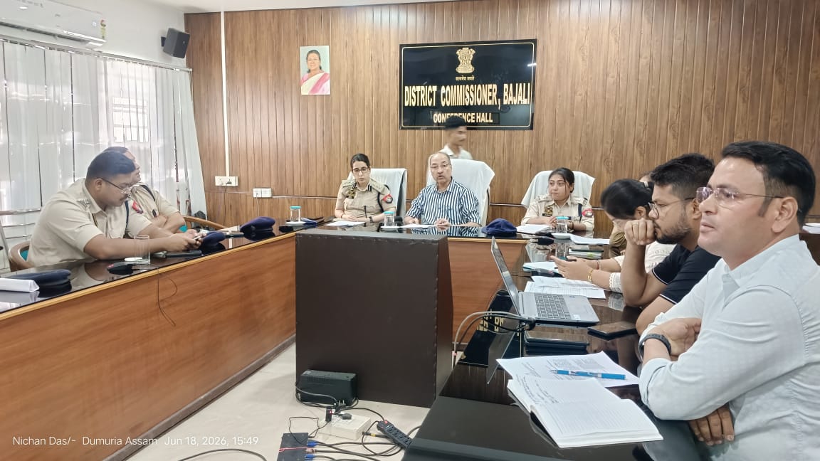 dc_bajali's tweet photo. The District Road Safety Meeting for the month of June 2026 was held at DC Office Bajali, chaired by DC Bajali in the presence of SSP Bajali and other officials. https://t.co/VW9htcEyjo
