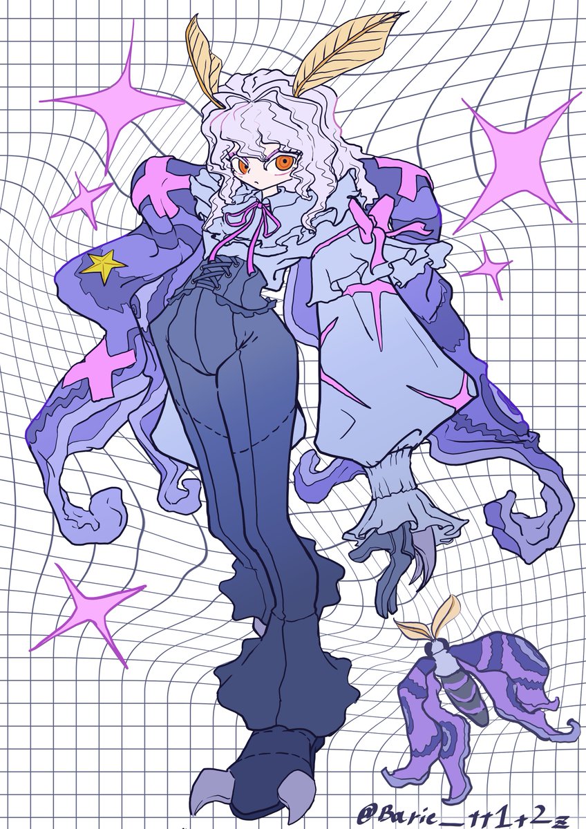 Barie_tt1t2z's tweet photo. 羽化不全の蛾ってかわいいな…って思って描いた図 https://t.co/snKCoFBU1i