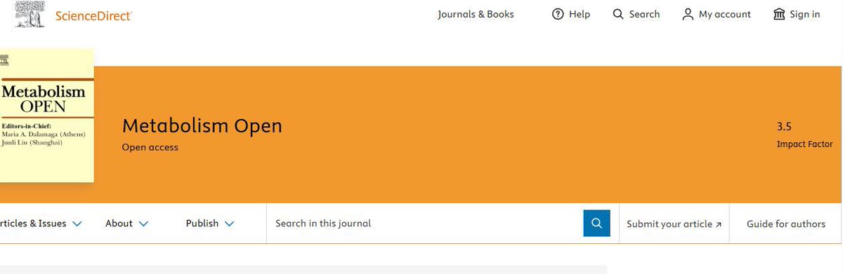 madalamaga's tweet photo. Wonderful news for Metabolism Open!
Our 2025 Journal Impact Factor has increased to 3.5 from 2.7, and the journal has moved from Q3 to Q2 in Endocrinology &amp; Grateful to Prof. Junli Liu, Mina Ismael, authors, reviewers, editorial board, and Elsevier
#MetabolismOpen#Endocrinology https://t.co/WDpI0BaygU