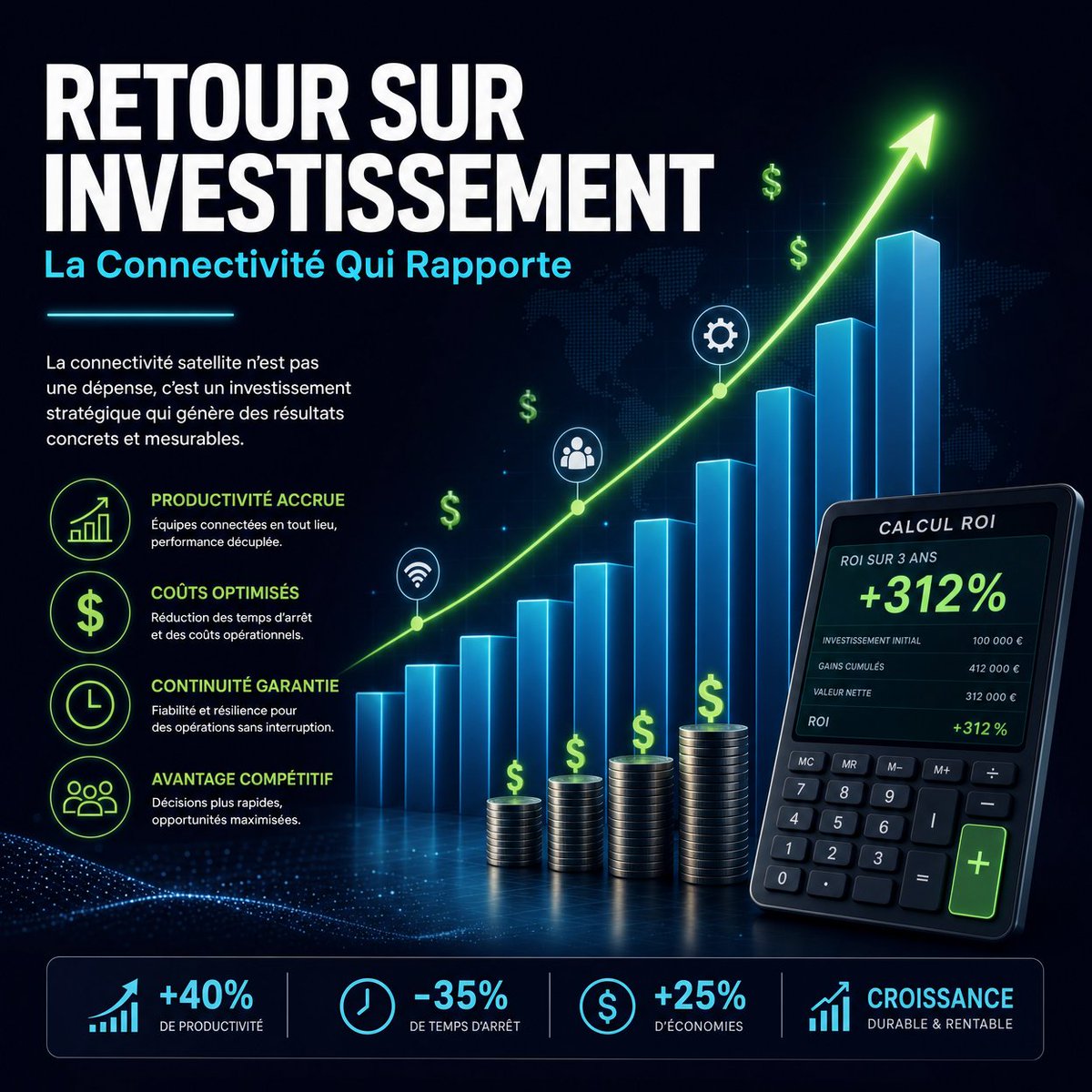SatglobInternet's tweet photo. "Depuis que nous sommes passés chez SatGlob, nous ne parlons plus de problèmes de connectivité. Nous déployons nos efforts là où c’est vraiment important''

Rejoignez les entreprises qui ont choisi la tranquillité d'esprit.

Tout se passe sur https://t.co/QUR0uWVCmn https://t.co/hQC59MOSa3