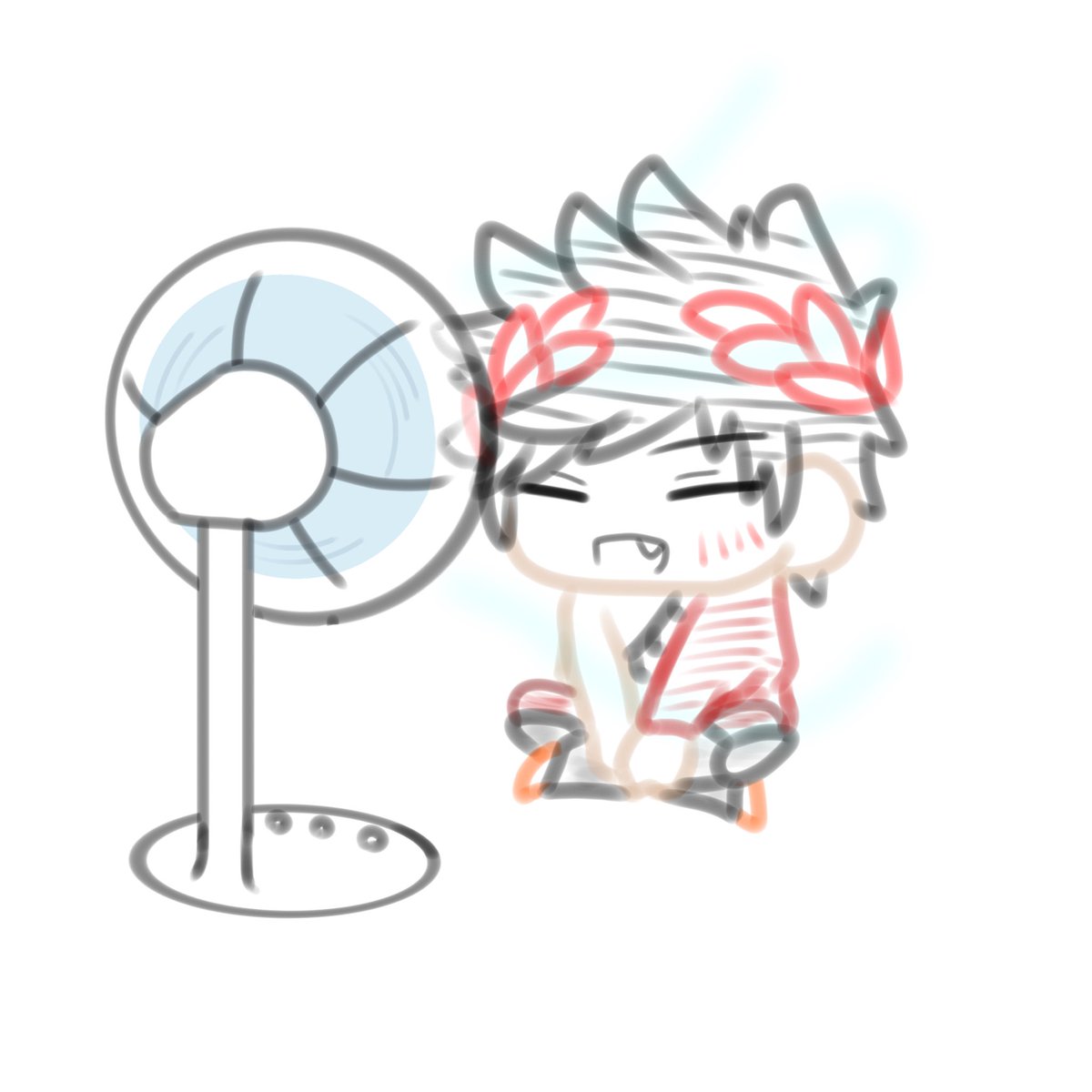 ga_yu_mi_ji_'s tweet photo. 暑いので涼しげな絵〜☀️ https://t.co/N23twCbWQk