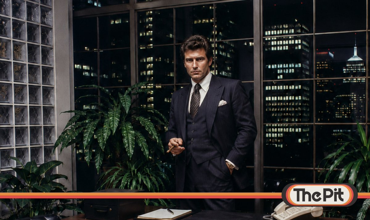 ThePitApp's tweet photo. The aura of being a trader in the 1980's https://t.co/c9mUA8XviH
