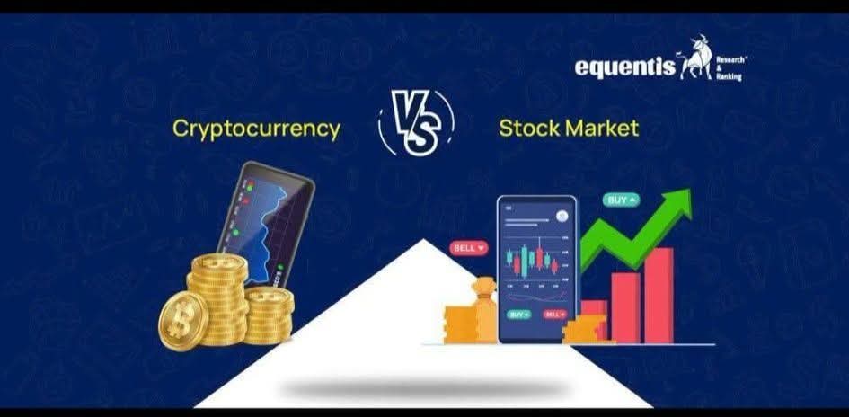 ENGRSMAN10's tweet photo. CRYPTOCURRENCY VS STOCK MARKET 

🪙 Cryptocurrency (Crypto)

Kudin dijital ne Farashi yana iya tashi ko sauka cikin sauri sosai (high volatility).

Kasuwa tana aiki awanni 24, kwana 7.
Misali: ka sayi coin saboda kana tsammanin zai ƙaru.

📈 Stock Market (Hannun jari)

Ana samu https://t.co/74gJrlXE6w
