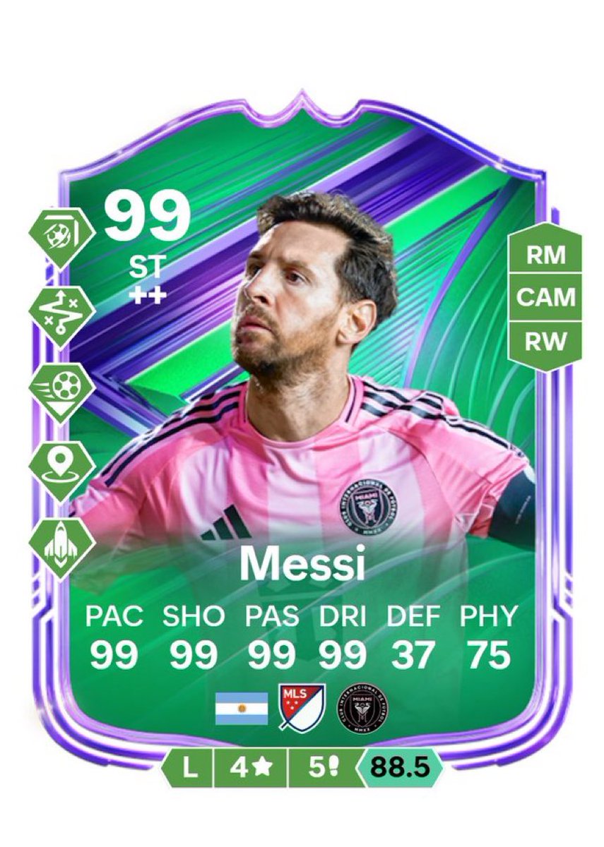 AhcanFut's tweet photo. 🚨Messi 🇦🇷 arrive prochainement en tant que Star Performers 🔥✅

Mérité pour le GOAT 🐐 😍 https://t.co/NHRu4VQPYs