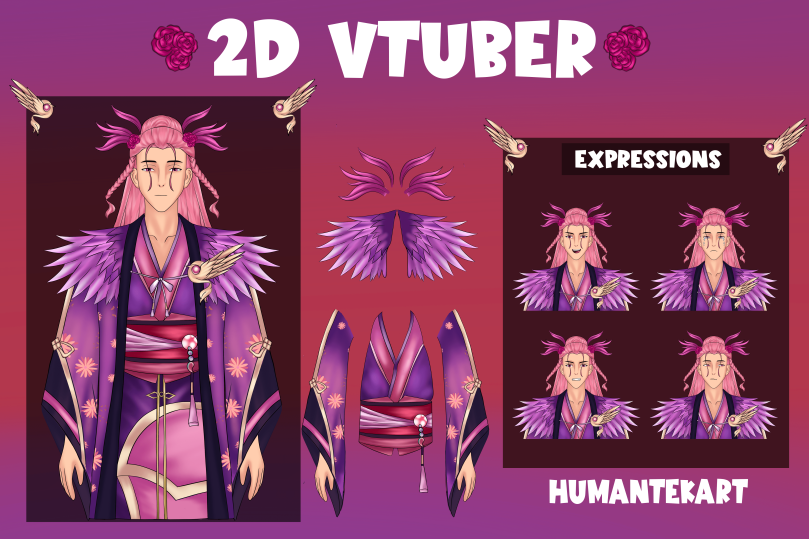 TaylorTinsleey's tweet photo. New 2D VTuber Model
A fantasy inspired design with custom expressions and detailed outfit elements
What do you think? ๐
#VTuber #Live2D #VTuberModel #VTuberArt #CharacterDesign #AnimeArt #DigitalArt #VTuberAssets #CommissionOpen #Live2DModel โจ๐ https://t.co/4XeOlrrXY6