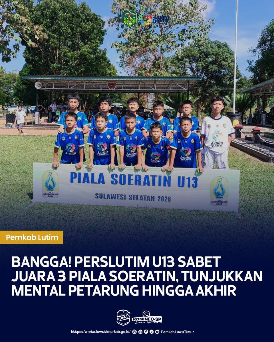 diskominfolutim's tweet photo. 𝘽𝙖𝙣𝙜𝙜𝙖! 𝙋𝙚𝙧𝙨𝙡𝙪𝙩𝙞𝙢 𝙐13 𝙎𝙖𝙗𝙚𝙩 𝙅𝙪𝙖𝙧𝙖 3 𝙋𝙞𝙖𝙡𝙖 𝙎𝙤𝙚𝙧𝙖𝙩𝙞𝙣, 𝙏𝙪𝙣𝙟𝙪𝙠𝙠𝙖𝙣 𝙈𝙚𝙣𝙩𝙖𝙡 𝙋𝙚𝙩𝙖𝙧𝙪𝙣𝙜 𝙝𝙞𝙣𝙜𝙜𝙖 𝘼𝙠𝙝𝙞𝙧

BACA DI 👇🏼👇🏼👇🏼

https://t.co/AK9xamlvDp https://t.co/hIU8RWQ4B5