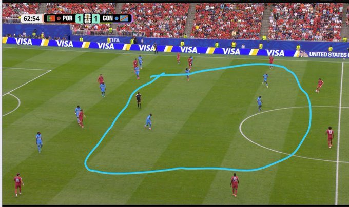 voidpicksio's tweet photo. Martínez’s tactics tonight were absolute garbage. Having a world-class midfield on paper, yet leaving the actual midfield completely hollowed out and empty on the pitch is an absolute joke. Might as well just admit he's running a 4-0-6 formation. 🤡🤦‍♂️

#Portugal #Martinez #Ronaldo #CR7 #FootballTactics #PORCON #Seleção