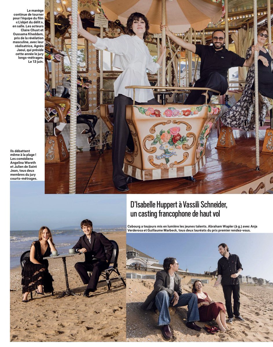 Fab_LCL's tweet photo. Cabourg toujours. Portfolio @ParisMatch par @ilandeutsch 
Binoche, Huppert, Béart, Bonnaire, Jaoui, Dolan et les autres… 
@FestFilmCabourg https://t.co/cBuRPVdaVp